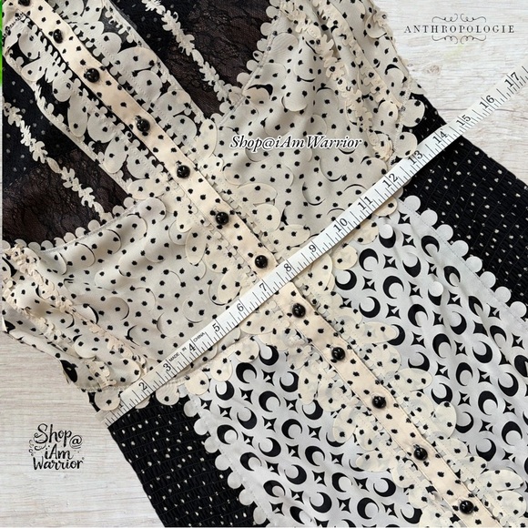 Anthropologie NWT Byron Lars layered petal fired sheath *shop@iamwarrior - Picture 8 of 13